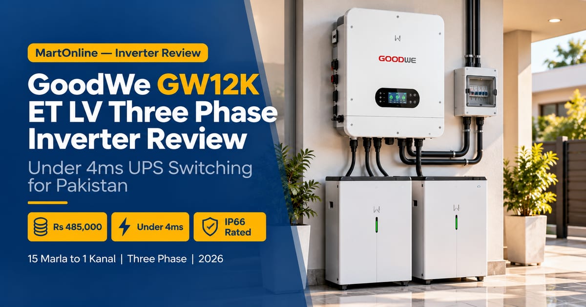 GoodWe GW12K ET LV Three Phase Inverter Review
