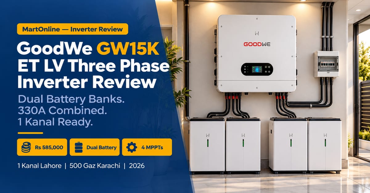 GoodWe GW15K ET LV Dual Battery Three Phase Inverter Review