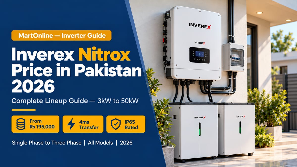 Inverex Nitrox hybrid inverter price guide Pakistan 2026