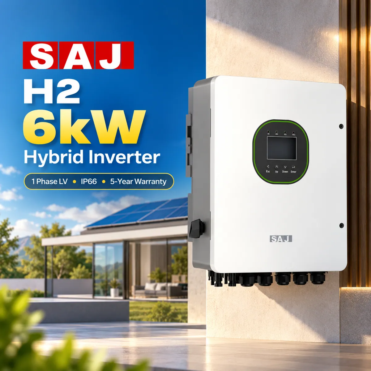 SAJ 6kW Hybrid Solar Inverter SP IP66