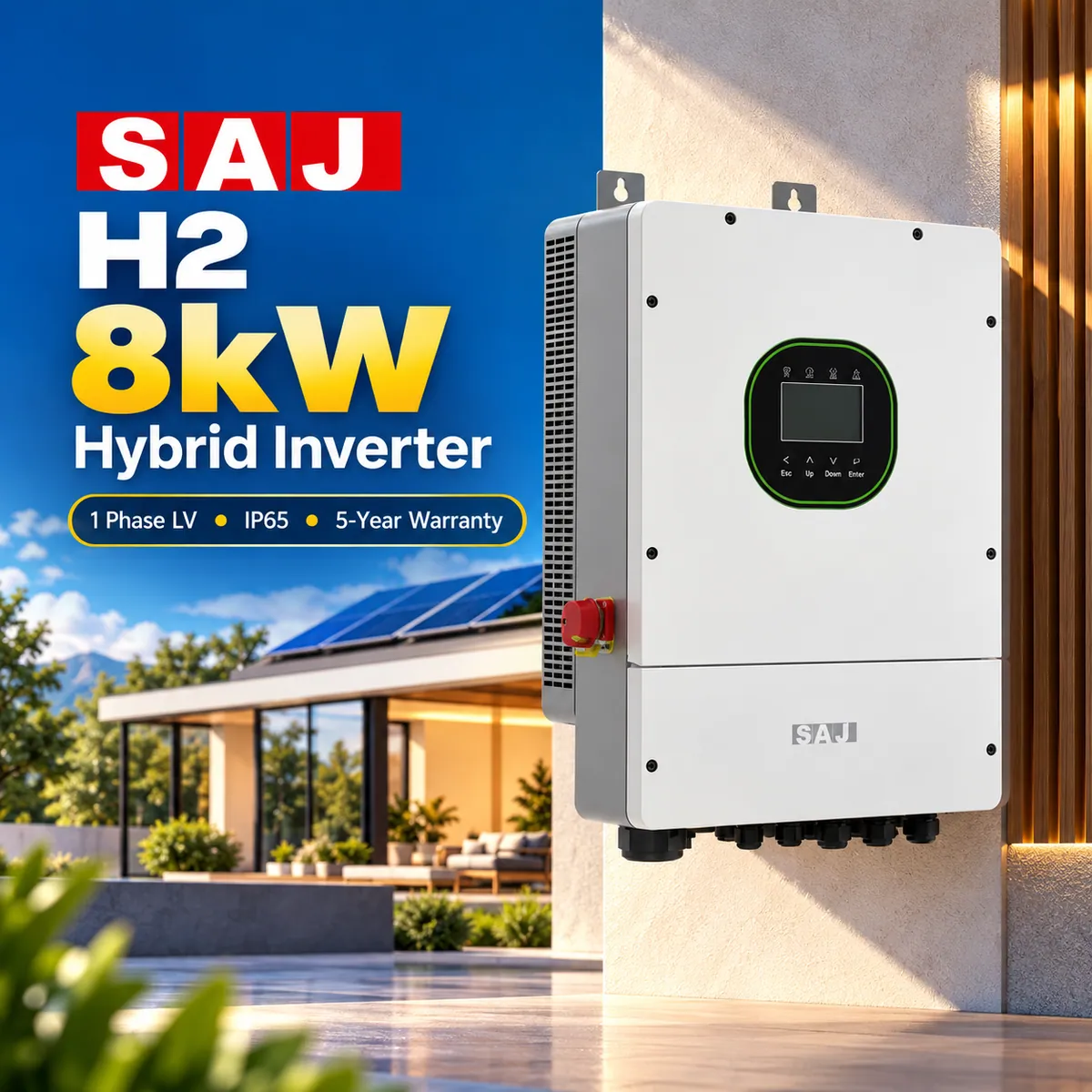 SAJ 8kW Hybrid Solar Inverter SP IP65