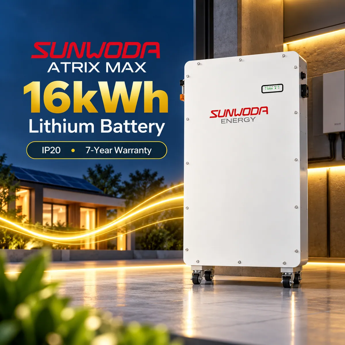Sunwoda Atrix Max+ 16kWh LiFePO4 Battery Pakistan